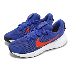 Nike 慢跑鞋 Star Runner 4 NN PS 中童 藍 紅 緩衝 運動鞋 DX7614─402