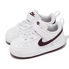 Nike 休閒鞋 Court Borough Low Recraft TD 小童 白 酒紅 小朋友 學步鞋 DV5458─112