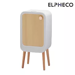 ELPHECO 不鏽鋼高腳雙開感應垃圾桶20L ELPH9716 白色