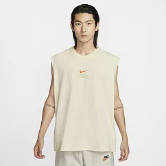 NIKE AS M NSW SLVLS TOP GCEL 男背心上衣─米白─HM4455113 L 白色