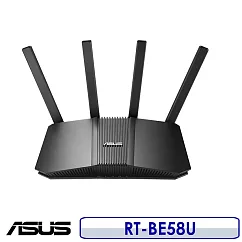 ASUS 華碩 RT─BE58U BE3600 AiMesh 雙頻 WiFi 7 無線Gigabit 路由器