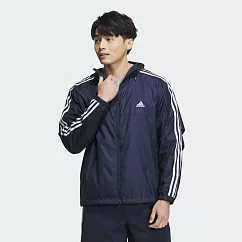 ADIDAS ES+ 3S WV JKT 男風衣外套─JF3954 L 藍色