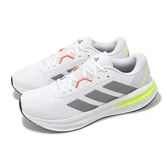 adidas 慢跑鞋 Galaxy 7 M 男鞋 白 灰 螢光綠 緩震 運動鞋 愛迪達 ID8759