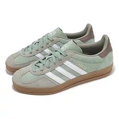 adidas 休閒鞋 Gazelle Indoor 男鞋 女鞋 綠 棕 麂皮 復古 膠底 德訓鞋 愛迪達 JI3526