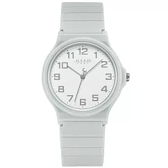JULIUS 聚利時 流光青春 數字刻度 腕錶 學生考試 JA─1055 (32X42mm) 灰色