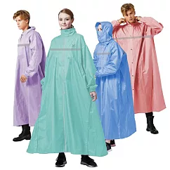【東伸】輕燕極輕量前開式連身雨衣(2XL~4XL) 2XL 粉色