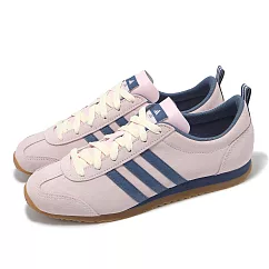 adidas 休閒鞋 VS JOG 2.0 男鞋 女鞋 粉紅 藍 膠底 復古 德訓鞋 愛迪達 JS4442
