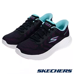 SKECHERS GO WALK NOW 寬楦款 女 健走鞋─125643WBKPR US8.5 黑色