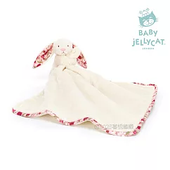 英國 JELLYCAT 安撫巾 碎花典雅白兔 Berry