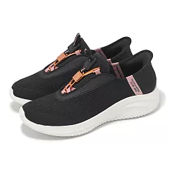 Skechers 懶人鞋 Ultra Flex 3.0 Slip─Ins 女鞋 黑 粉紅 輕量 避震 套入式 健走鞋 150458BKRG