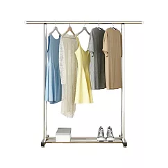 【好氣氛家居】1.2米不鏽鋼加粗單桿曬衣架/無輪款