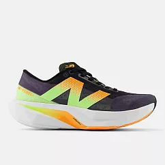 New Balance Fuelcell Rebel V4 [WFCXCG4] 女 競速跑鞋 D寬楦 輕量 石墨灰 23.5cm 黑/螢黃