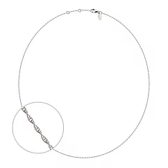 Angemiel安婕米 925純銀項鍊 (銀)- 45cm 銀色