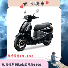 SYM 三陽機車 Fiddle 125 EnMIS雙火星塞 碟煞 ABS 2025全新車 黑