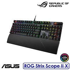 ASUS 華碩 ROG Strix Scope II X 電競鍵盤 (雪軸/風暴軸) 雪軸
