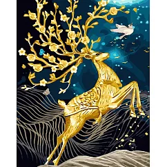 ArtLife藝術生活【91040】炫金鹿_ DIY 數字 油畫 彩繪