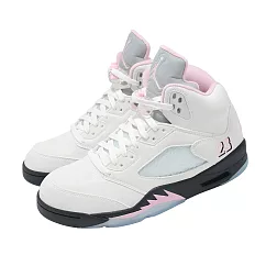 Nike 休閒鞋 Air Jordan 5 Retro 男鞋 白 粉紅 5代 AJ5 35週年 HQ7978-102 27.5cm WHITE/PINK