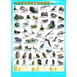博客來 台灣保育類野生動物圖鑑海報 3張1套 99 4出版