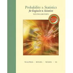 博客來 Probability Statistics For Engineers Scientists Mystatlab Update