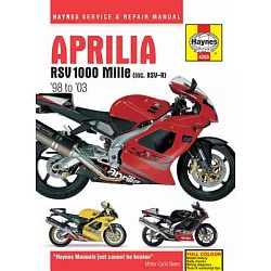 博客來 Haynes Aprilia Rsv 1000 Mille Including Rsv R 98 To 03 Service And Repair Manual Models Covered Aprilia Rsv Mille 1998 To