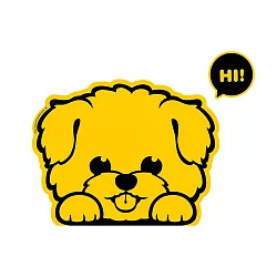 博客來 Double Q 萌犬出沒療癒無敵貼 馬爾濟斯犬