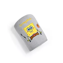 【SpongBob 海綿寶寶】無棉絮吸濕速乾大浴巾_單條 海綿寶寶(灰)