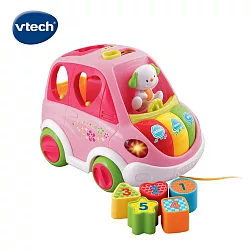 博客來 Vtech 魔法聲光探索車 粉色