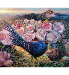 【玲廊滿藝】盧來全-春曦樂園102x83.5x4.5cm