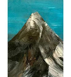 【玲廊滿藝】William Hsiao一舉-山33x24cm