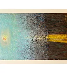 【玲廊滿藝】馬靜志 -光明仍在36x24cm