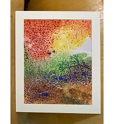 【玲廊滿藝】馬靜志 -雙蝶51x41cm