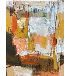 【玲廊滿藝】王玲琳-記憶的皺褶1-31.5x41cm