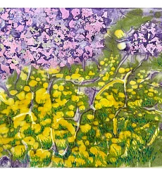 【玲廊滿藝】馬靜志 -?魚睡過的地方38x41cm