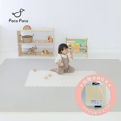 【Pato Pato】嬰幼兒防摔專用60x60x2cm 6片(贈收納袋)- 暖灰&乳白