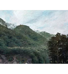 【玲廊滿藝】洪俊銘-白雲33x45.5cm