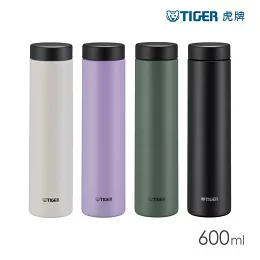 TIGER虎牌 夢重力超輕量旋蓋不鏽鋼保溫杯 600ml(MMZ-W060) 曜岩黑