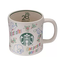[星巴克]28週年祝福馬克杯