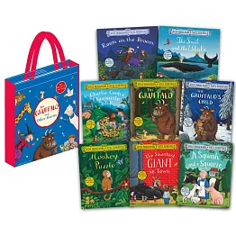 茱莉亞．唐娜森 Julia Donaldson 經典繪本有聲套書（8本合售／附隨掃隨聽QR Code音檔）