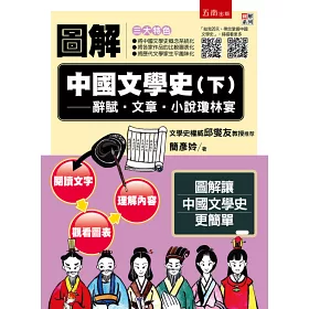 博客來 圖解中國文學史 下 辭賦 文章 小說瓊林宴 附 給我天 帶您掌握中國文學史 Qr Code