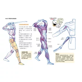 博客來 人體動態結構繪畫教學