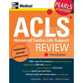 博客來 Acls Advanced Cardiac Life Support Review Pearls Of Wisdom