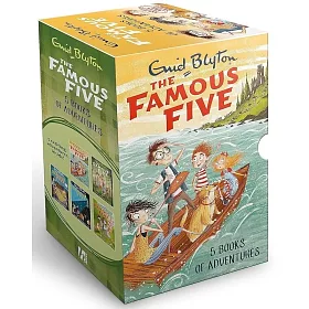 英國經典冒險小說《著名五人幫》5冊套書 The Famous Five 5 Book Collection