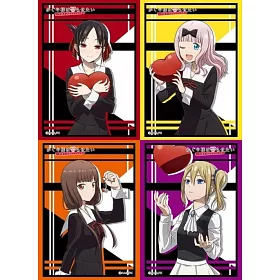 博客來 輝夜姬想讓人告白角色收集卡套組05 一組4張