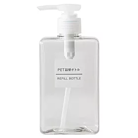 博客來 Muji 無印良品 Pet補充瓶 透明280ml