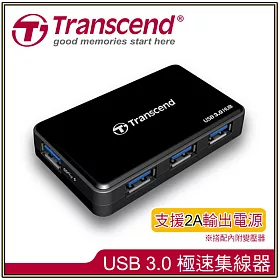 博客來 創見極速usb 3 0 四埠集線器 附變壓器