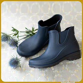 博客來 花見小路 雨靴日 新版 京都和風感雨靴 女鞋 Jp25 5 海鸚藍
