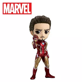 博客來 日本正版授權 Q Posket 鋼鐵人戰鬥版公仔 模型marvel 漫威英雄banpresto 萬普 A款