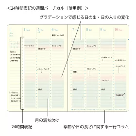 博客來 Midori 22 Day Length一日之長手帳 B6 藍