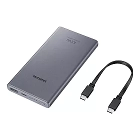 博客來 Samsung Eb P3300 雙向閃充行動電源 10000 Mah 25w Type C 銀灰