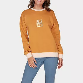 博客來 Billabong 女line Up Crew 保暖長上衣6595748hog6芥黃